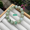 Chunky Jadeite Bead Bracelet (13mm)